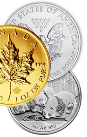 Bullion Gold and Silver Coins