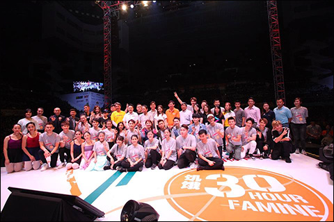 World Vision 30-Hour Famine cheque handover ceremony