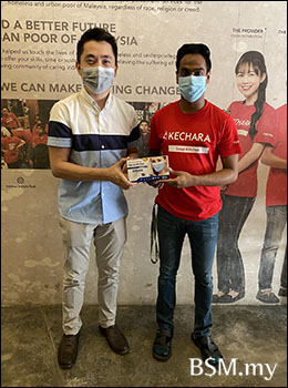 CSR face mask donation - Kechara Soup Kitchen Society.