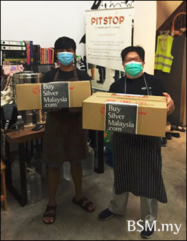 CSR face mask donation - Pit Stop Community Cafe.
